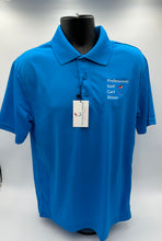 Load image into Gallery viewer, Occasional Birdie Golf Apparel Polo "Professional Golf Cart Driver" Pacific Blue