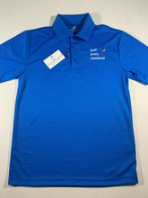 Load image into Gallery viewer, Occasional Birdie Golf Apparel Fun Golf Polo "Golf Every Weekend" Pacific Blue