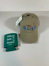 Load image into Gallery viewer, Occasional Birdie Golf Apparel Fun Golf Hat GOLF With Logo Khaki