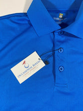 Load image into Gallery viewer, Occasional Birdie Golf Apparel Fun Golf Polo "Golf Every Weekend" Pacific Blue