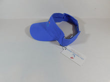 Load image into Gallery viewer, Occasional Birdie Golf Apparel Visor with "Occasional Birdie" and Logo Light Blue