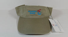 Load image into Gallery viewer, Occasional Birdie Golf Apparel Visor with "Occasional Birdie" and Logo Khaki