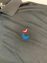 Load image into Gallery viewer, Occasional Birdie Golf Apparel Golf Polo LOGO ONLY Black