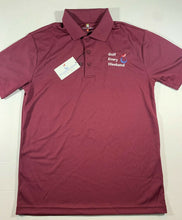 Load image into Gallery viewer, Occasional Birdie Golf Apparel Fun Golf Polo &quot;Golf Every Weekend&quot; Maroon
