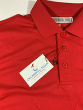 Load image into Gallery viewer, Occasional Birdie Golf Apparel Fun Golf Polo &quot;Where is My Golf Ball&quot; Red
