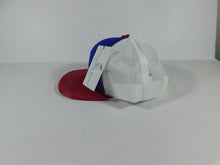 Load image into Gallery viewer, Occasional Birdie Golf Mesh Back Hat Logo Only Red/White/Blue
