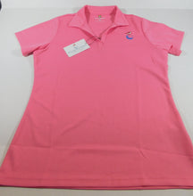 Load image into Gallery viewer, Women&#39;s Occasional Birdie Golf Apparel Golf Polo LOGO ONLY Pink
