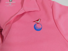 Load image into Gallery viewer, Women&#39;s Occasional Birdie Golf Apparel Golf Polo LOGO ONLY Pink
