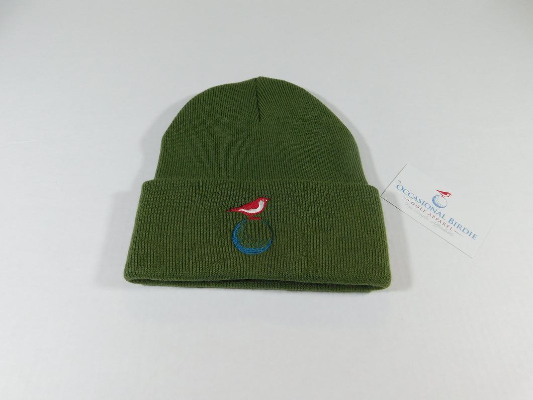 Winter Beanie Olive Green